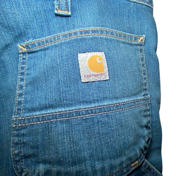 Carhartt Rugged Flex Relaxed Fit Utility Jeans 40x34 Straight Leg Blue Denim - Picture 9 of 9